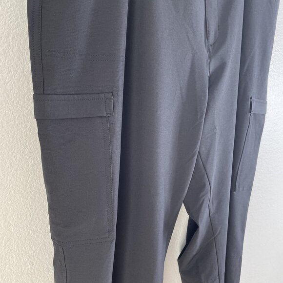 Old Navy Womens XXL Stretchtech Pants Black Straight Full Length Quick Dry Cargo - Picture 8 of 10